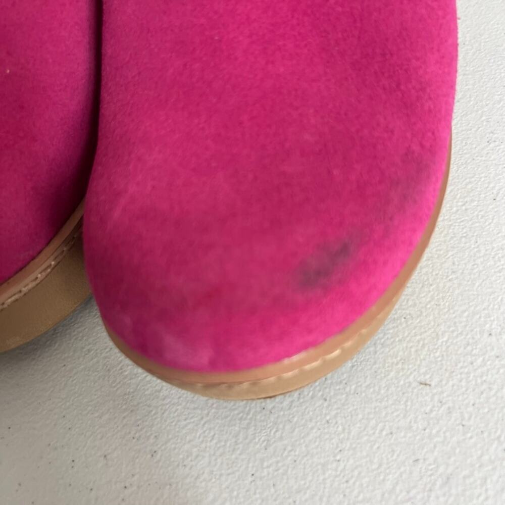 Fitflop Hot Pink Suede Mules Size 5 - Picture 5 of 13